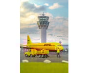 Siku DHL Frachtflugzeug mit Zubehör 6
