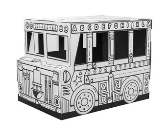 BANKERSBOX Spielbus zum Bemalen