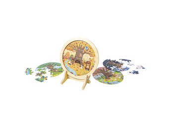 4 Jahreszeiten Lagenpuzzle