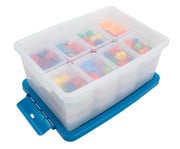 Betzold Aufbewahrungsboxen Set weiß transparent 25 teilig 2