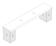 Xbrick® X bench Bank 5