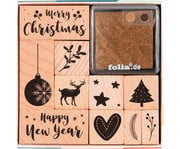 folia Motivstempel Set Christmas 2