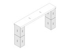 Xbrick® Set Tisch schmal