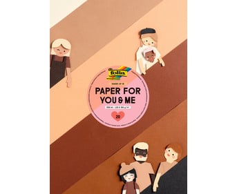 folia Tonpapier & Fotokarton Shades of Us DIN A4 20 Blatt 10 Farben