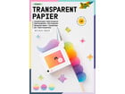 folia Transparentpapier Regenbogen 115 g/m² 22 5 x 32 cm 10 Blatt