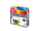STAEDTLER Doppelfasermaler in sort Farben 120 Stück