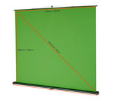 Greenscreen Pull up Leinwand Lite 150 x 200 cm 2