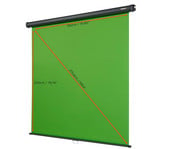 Greenscreen Leinwand Key 200 x 190 cm 2