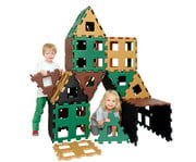 POLYDRON XL Konstruktions Set natur 36 teilig 1