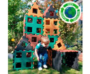 POLYDRON XL Konstruktions Set natur 36 teilig 2