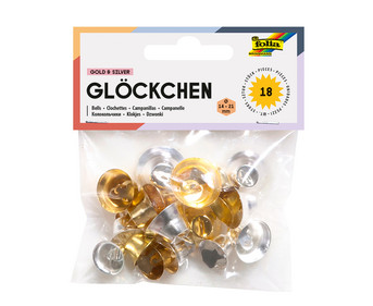 folia Glöckchen in 3 Größen sortiert