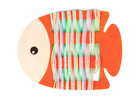 Fädelfische 6 Stück