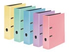 FALKEN Ordner DIN A4 Pastell 80 mm 5 Farben 10 Stück