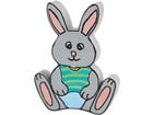 Papp Hase zum Selbstgestalten