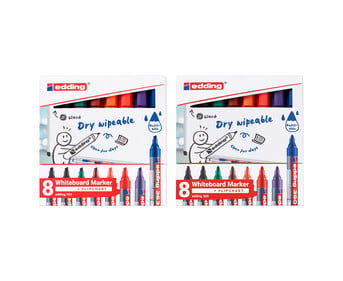 edding 363 oder 360 Whiteboard Marker 8er Set
