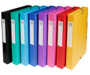 Exacompta Archivbox aus Karton DIN A4 bunt 8 Stück 1