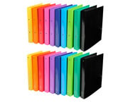 Exacompta Ringbücher aus Karton DIN A4 bunt 10 Stück 1