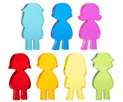 Acryl Figuren Kinder 7 Stück 2