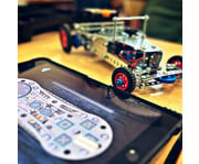 Metallbaukasten Retro Car appgesteuert 6