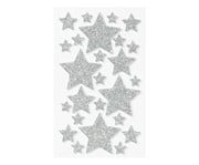 folia Moosgummi Glitzer Sticker Sterne 50 Stück 3