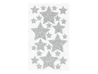 folia Moosgummi Glitzer Sticker Sterne 50 Stück