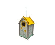 Vogelhaus Bausatz mit Stecksystem blanko 5