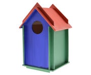 Vogelhaus Bausatz mit Stecksystem blanko 3