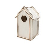 Vogelhaus Bausatz mit Stecksystem blanko 1