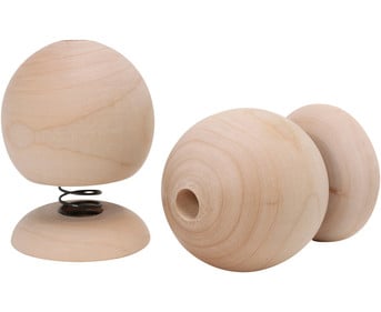 Wackelfigur aus Holz 12 Stück
