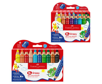 FABER CASTELL Buntstifte Grippy mit Spitzer