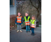 Korntex® Kinder Warnweste mit Reißverschluss gelb/orange 7