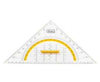Geodreieck mit Griff 22 cm