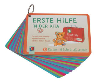 Erste Hilfe in der Kita – 32 Karten mit Sofortmaßnahmen