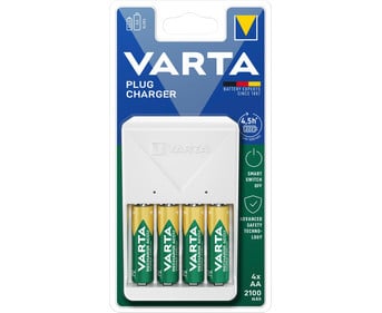 VARTA Ladegerät für AA & AAA inkl 4x Rechargeable AA