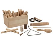 Betzold Rhythmik Set in Holzbox 20 teilig 2