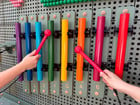 STEM Wand Klangröhren