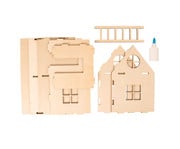 Mini Haus Bastelset 8 teilig 2