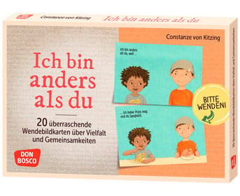 Wendebildkarten Ich bin anders als du – Ich bin wie du