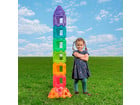 POLYDRON Konstruktions Set Transparent 120 teilig