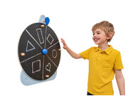 Glücksrad aus Kreidetafel 2