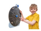 Glücksrad aus Kreidetafel