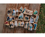 Holzfiguren Berufe und ihre Rollen 2