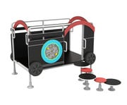 Eingangswagen Waggon Roter Zug 1
