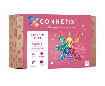Connetix Geometrie Set pastell 40 teilig