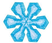 Schablonen Set Schneeflocken 12 Stück 3