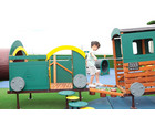 Eingangswagen Waggon Grüner Zug