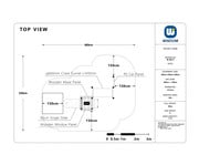 Spielturm mit Tunnel und Rutsche Massivholz 4