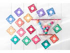 Connetix Kugelbahn Set pastell 106 teilig