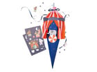 folia Schultüten Patches Circus