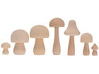 Holzpilze Set 7 Stück